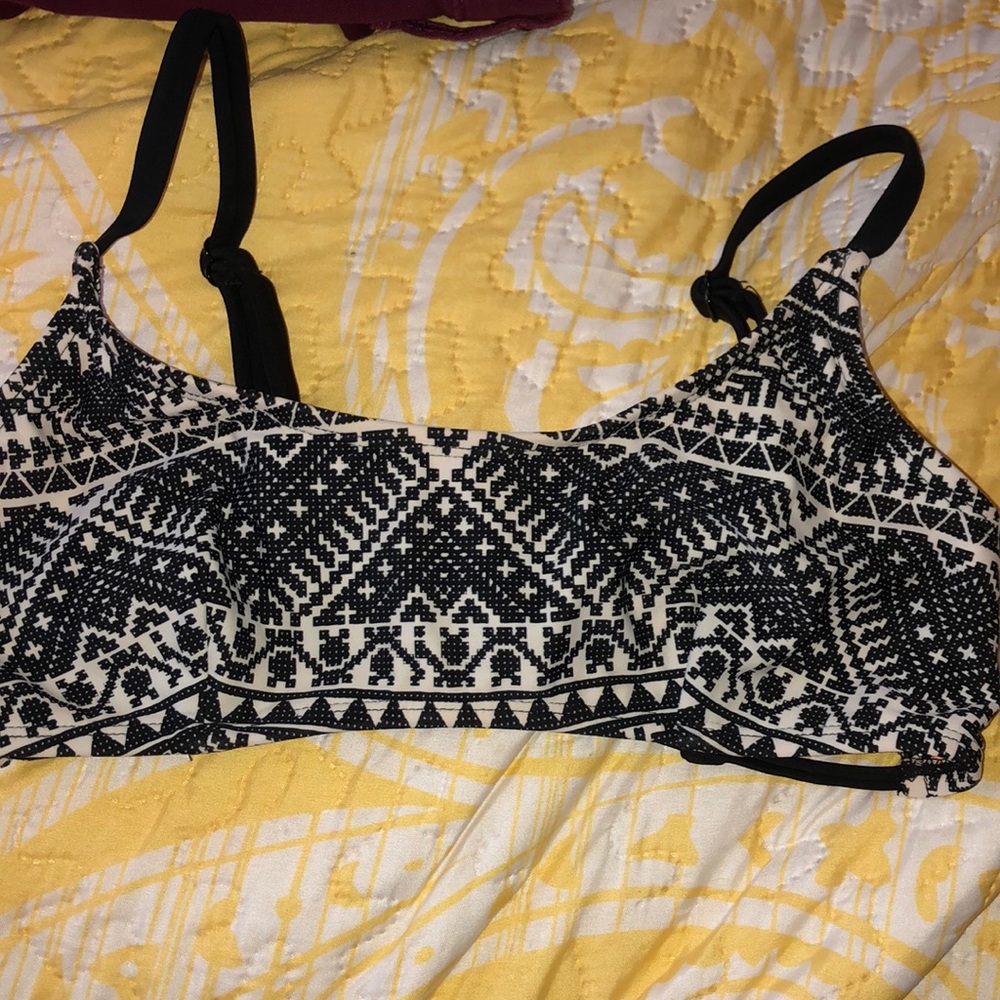 Black and White swimsuit top